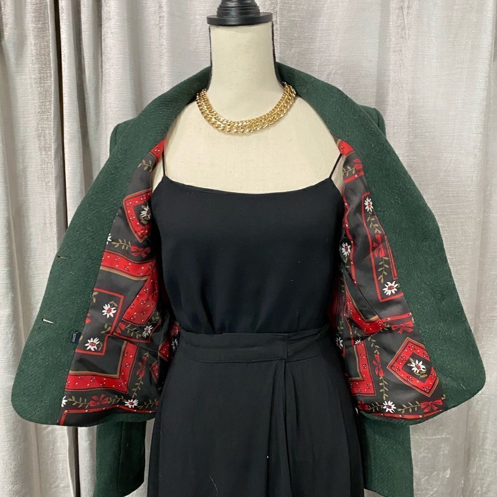 🌟 VINTAGE DOLCE & GABBANA Hunter Green Blazer RARE - Picture 2 of 8